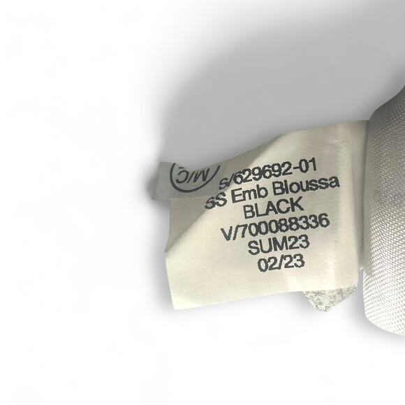 Banana Republic Embroidered-Sleeve Mini Dress Size S Black Bohemian Tribal Trim - Picture 10 of 13